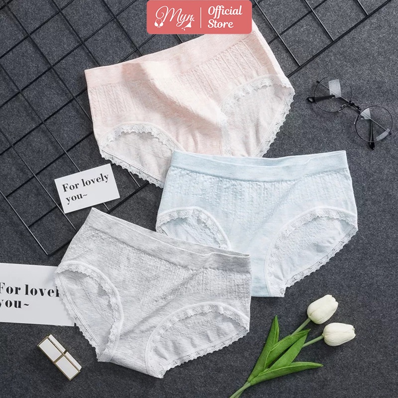QUẦN LÓT NỮ SIÊU ĐÀN HỒI CAO CẤP NÂNG MÔNG KHÁNG KHUẨN 005  MYN_UNDERWEAR