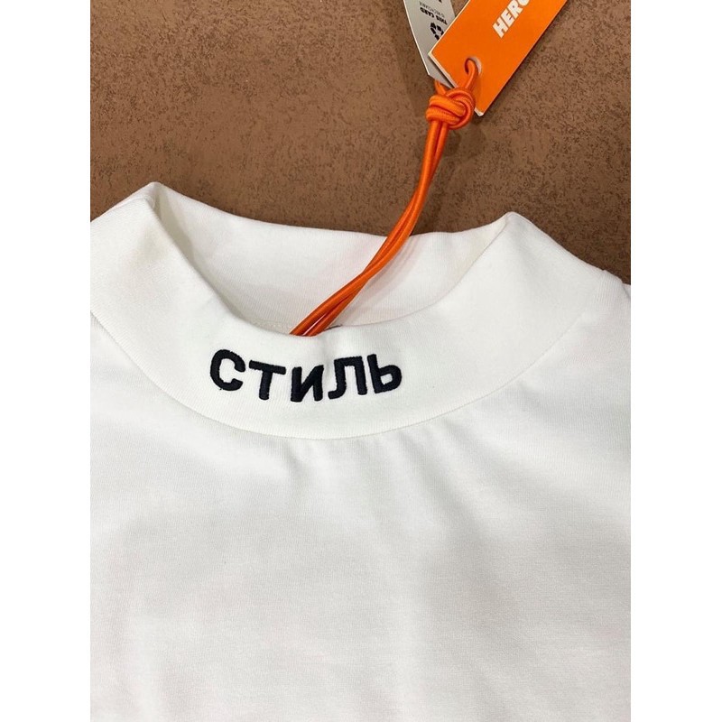 THAY_THE tay lỡ Heron Preston , Áo phông cộc tay basic unisex , MSW Town