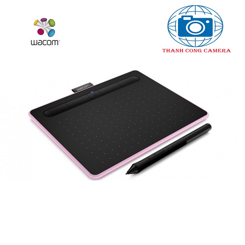 Bảng Vẽ Wacom Intuos Bluetooth S CTL 4100WLP MÀU HỒNG Hàng Chính Hãng