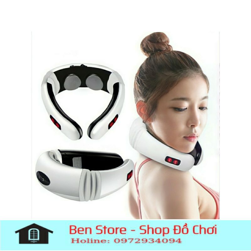 Máy massage cổ vai gáy bằng Xung Điện 3D KL-5830, sử dụng pin