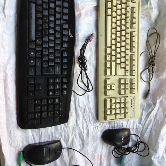 Bộ Bàn Phím chuột CỔNG PS2 Keyboard Mouse máy tính