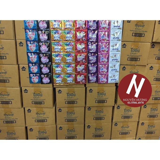 Nước xả Hygiene dây Thái Lan - 12 gói x 20ml