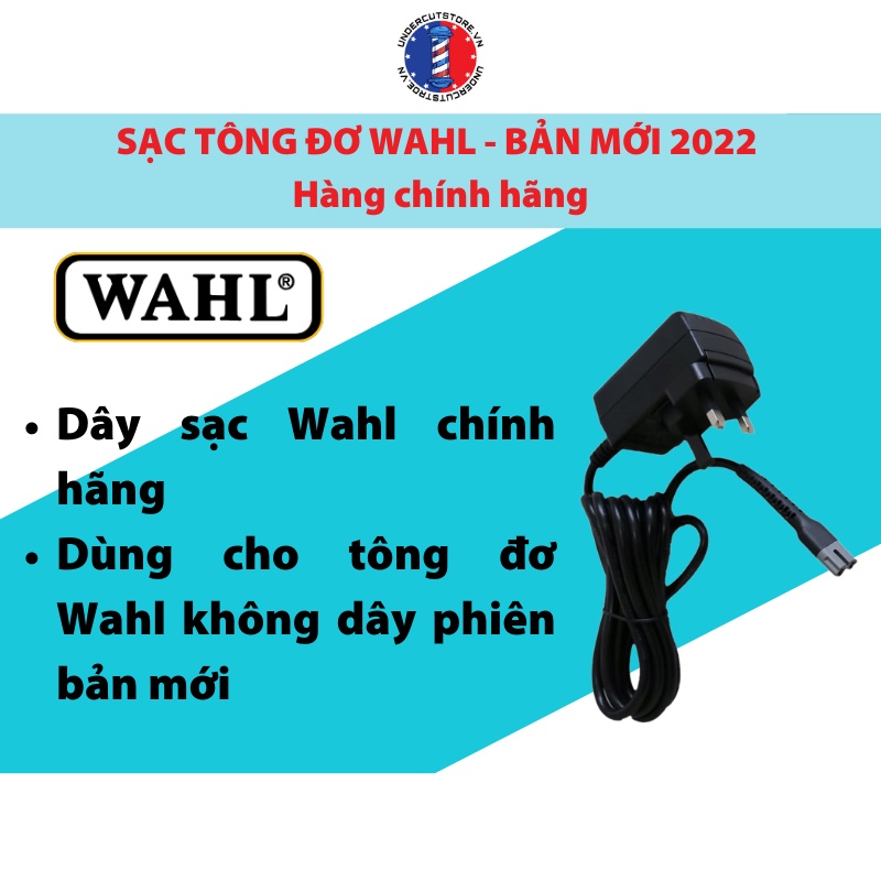 Dây Sạc Tông Đơ Wahl Không Dây Bản Mới 2022