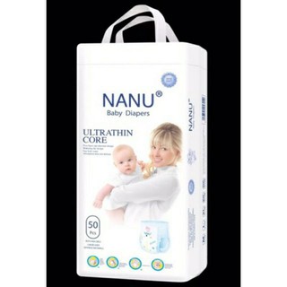 FREESHIP Bỉm quần NANU siêu thấm 50 miếng size S/M/L/ Xl/XXL/XXXl cho bé