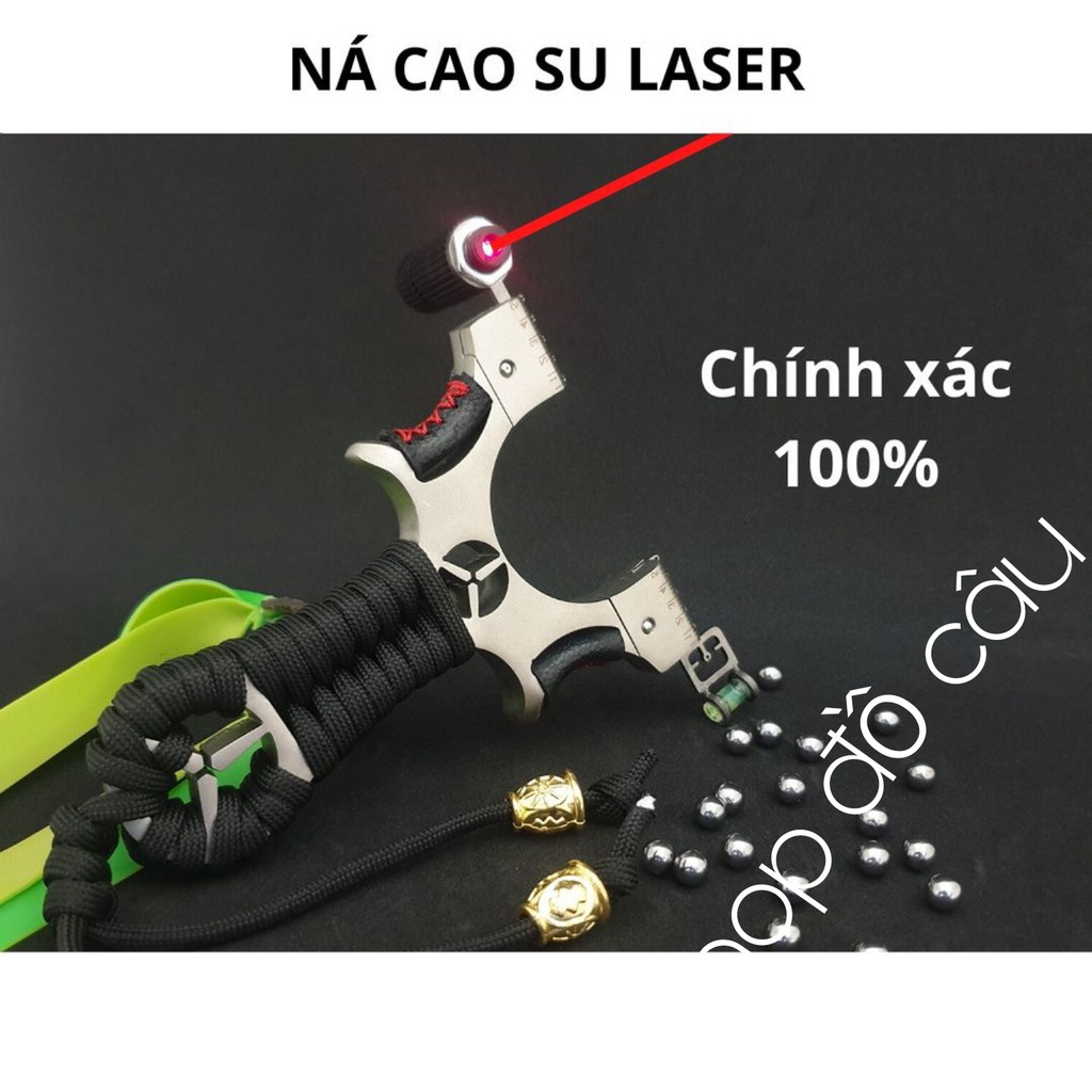 Ná cao su laze, ná thun trợ lực có ngắm laser tiện lợi dùng được cả ngày và đêm ..
