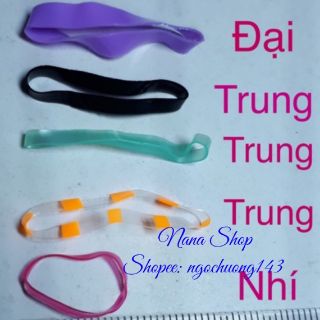 Dây thun cột tóc cho mẹ và bé (ảnh thật)