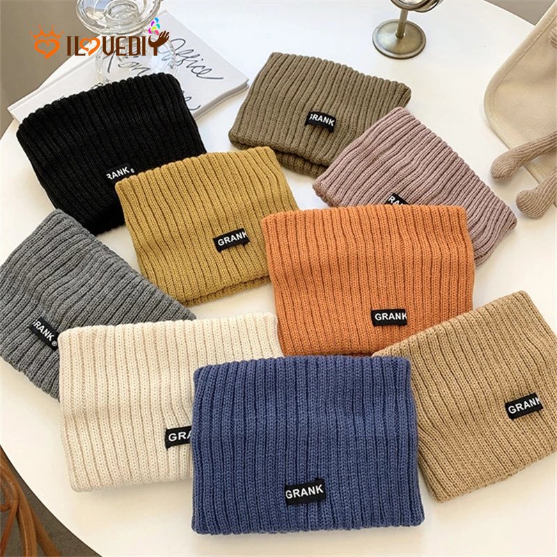 Băng Đô Len Dày Bản Rộng Co Giãn Giữ Ấm Thời Trang Cho Nữ