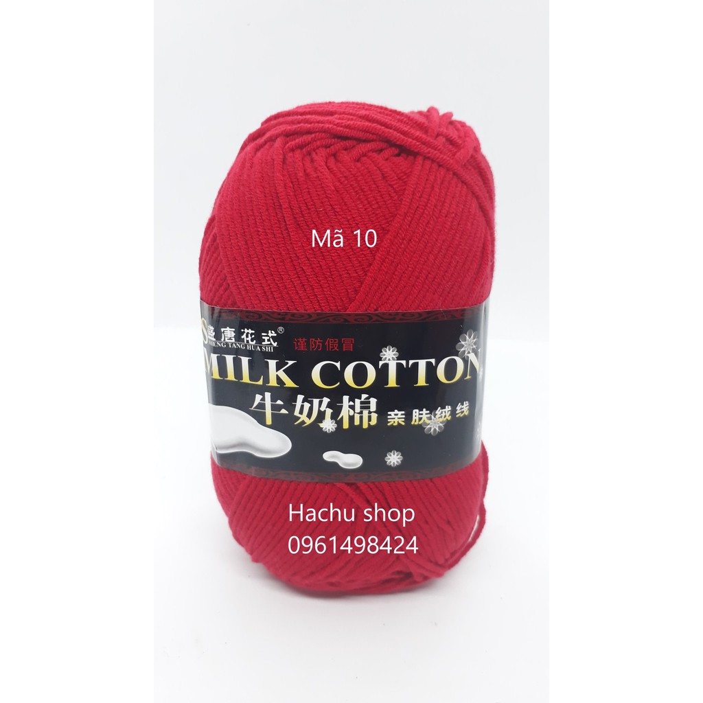 Len milk cotton loại 1