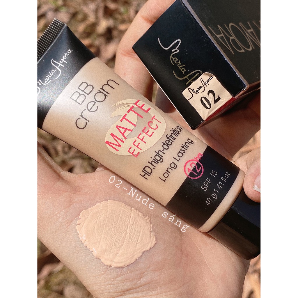 KEM NỀN BB CREAM 3IN1 MARIA AYORA MF602 makeup foudation mỏng nhẹ căng bóng trang điểm nhanh nội địa sỉ tốt NGỰA BEAUTY