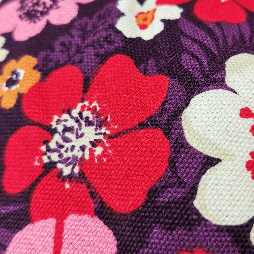 Túi xách tay FUNTRAVEL bằng vải canvas in họa tiết trẻ trung thanh lịch dành cho nữ