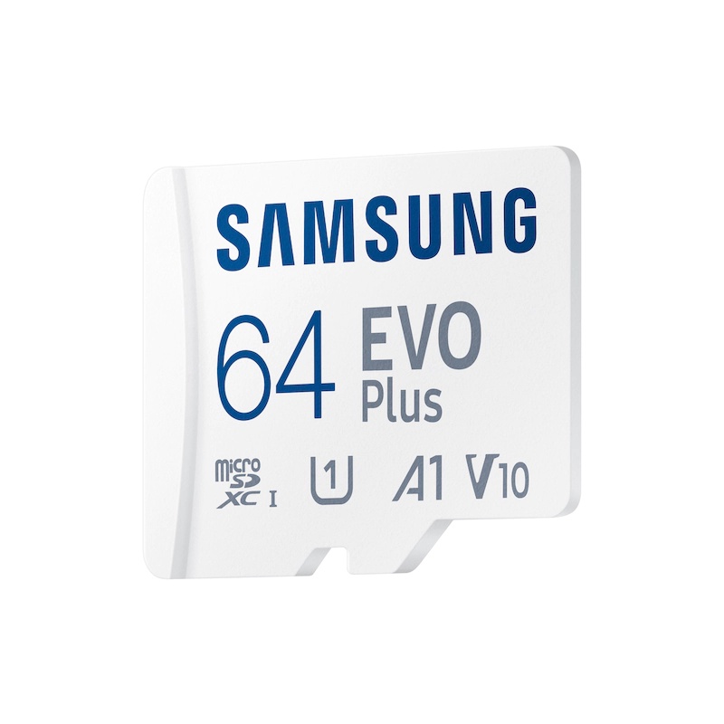 Thẻ nhớ MicroSDXC Samsung Evo Plus U1 A1 V10 64GB 130MB/s V2021 (Trắng) - Nhất Tín Computer