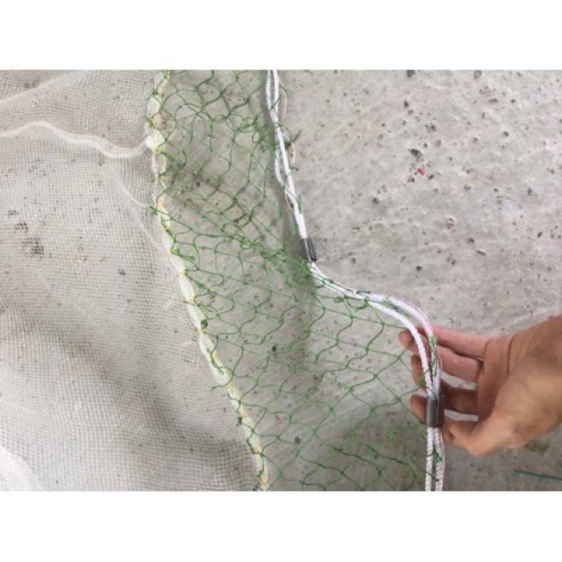 Lưới vét ao cá cao 2m dài 15m giá rẻ y hình