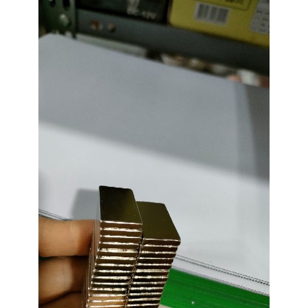 Nam châm viên 25x15x3mm siêu mạnh, nam châm hình chữ nhật dùng thí nghiệm, máy phát điện, giảng dạy