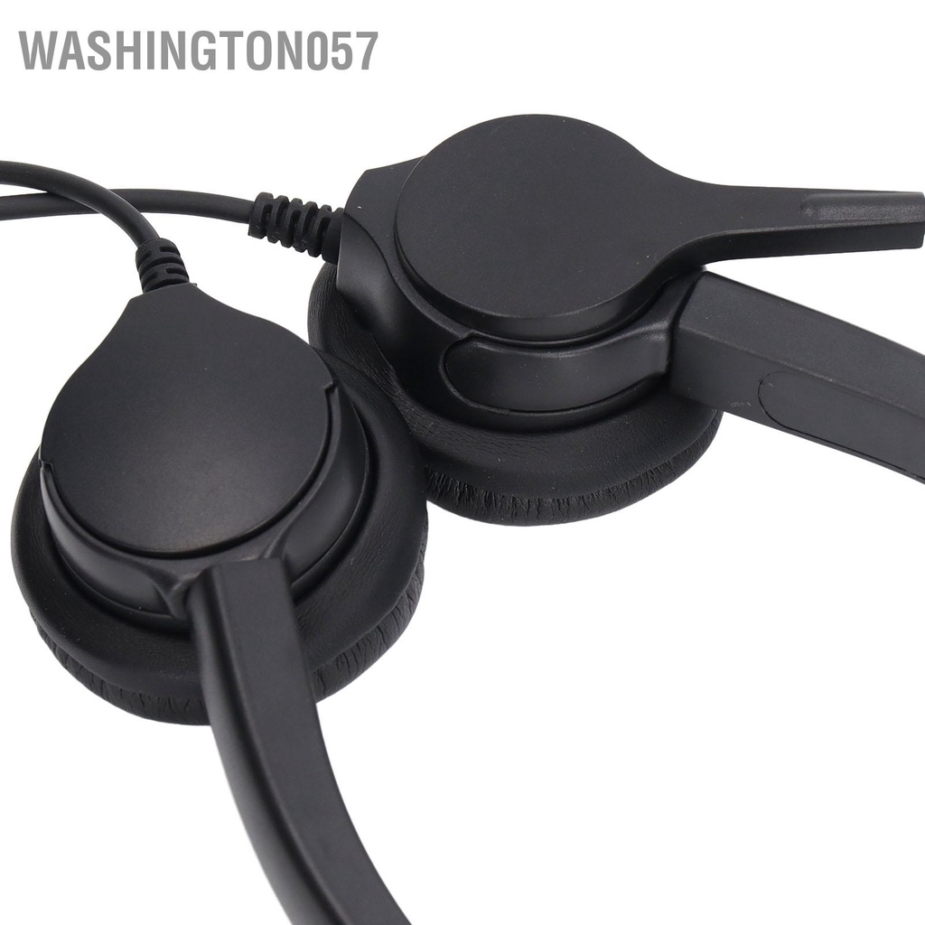 Washington057 Tai nghe Call Center Có thể Điều chỉnh Tiếng ồn dây Dịch vụ Khách hàng cho Giao diện RJ9