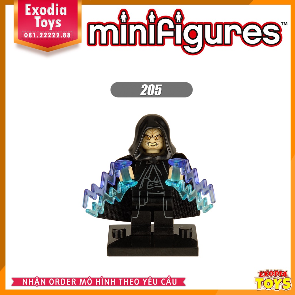 Xếp hình Minifigure Star Wars: Chiến Tranh Giữa Các Vì Sao - Đồ Chơi Lắp Ghép Sáng Tạo - X0105