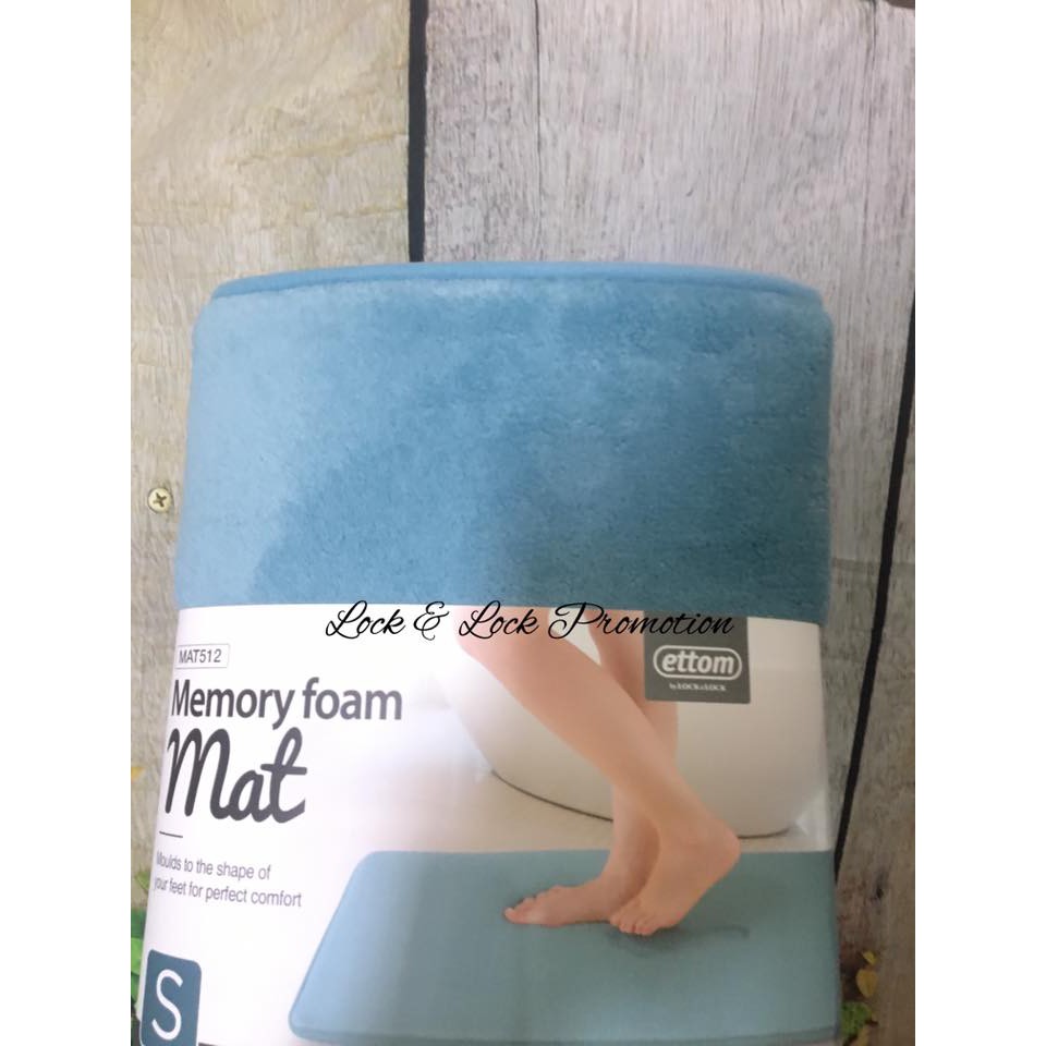 [ LOCK&amp;LOCK CHÍNH HÃNG ] Thảm chùi chân Memory Foam ETM512 (S) 43 x 61 x 1,5 cm