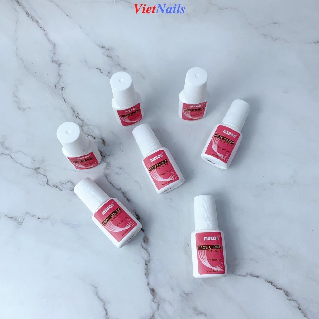 Keo MxBon 7ml chuyên dụng đính đá gắn charm siêu dính trang trí móng tay