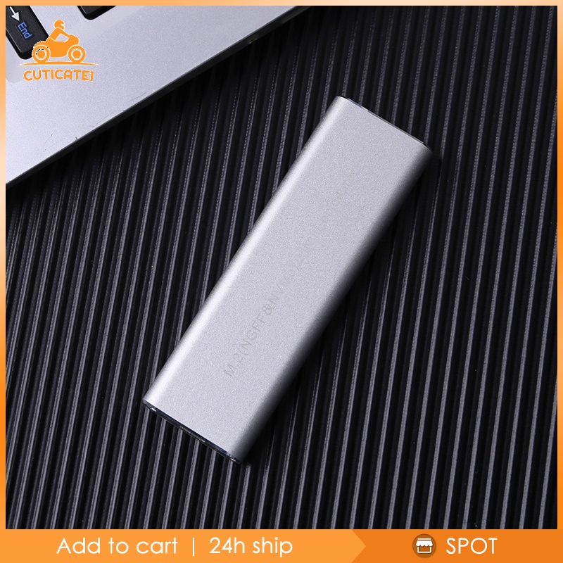 [CUTICATE1] M.2 NVME SSD SATA Enclosure Adapter USB C Case Dual Protocol | BigBuy360 - bigbuy360.vn