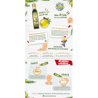 Dầu Olive Kiddy Nhập khẩu từ Ý chai 250ml