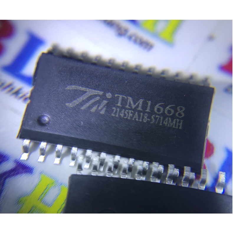 4 IC điều khiển LED TM1668 1668 SOP-24 chính hãng Shenzhen