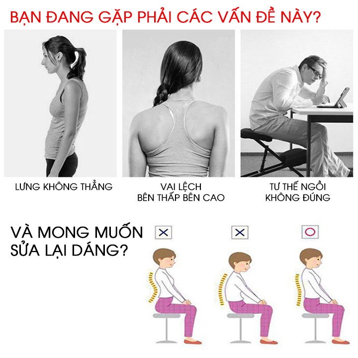 Đai Chống Gù lưng Aolikes 3103, hỗ trợ điều chỉnh cột sống, định hình cơ thể