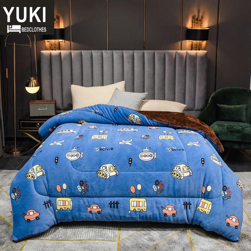 [Có Sẵn Nhận Ngay] Chăn Lông Cừu YUKI Hàng Về Đón Gió Mùa | BigBuy360 - bigbuy360.vn