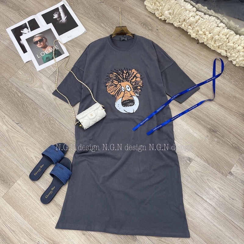 Váy suông dáng dài