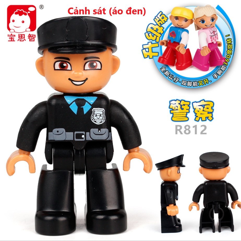 Hãng Baosizhi - Các nhân vật minifigures tương thích với Lego Duplo (nhóm 2)