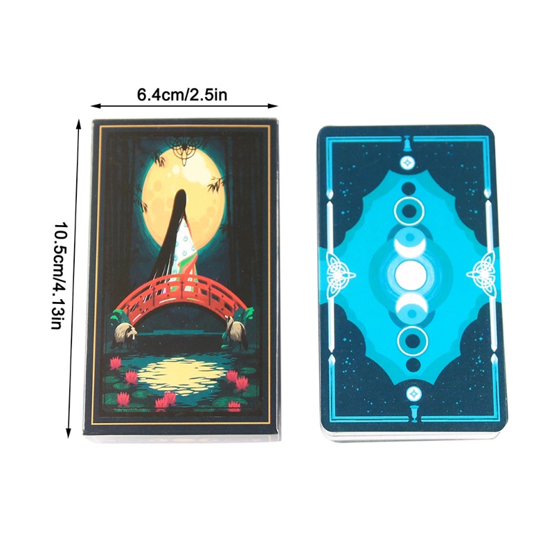 folღ Tarots of the Divine 78 Cards Deck Full English Mysterious Divination Family Party Oracle Cards Board Game