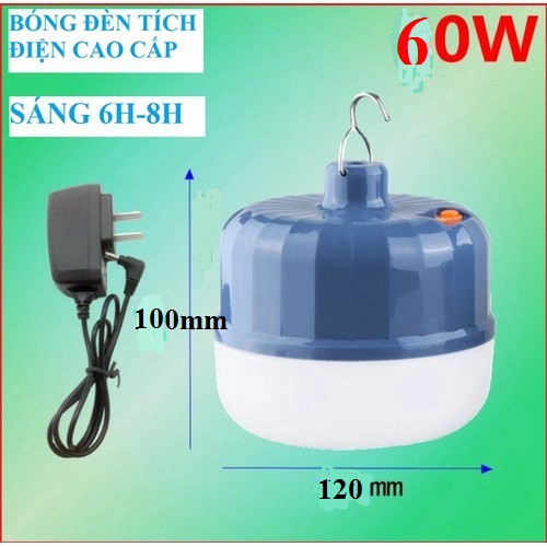 BÓNG ĐÈN LED BULD TÍCH ĐIỆN 60W , mọi lúc mọi nơi