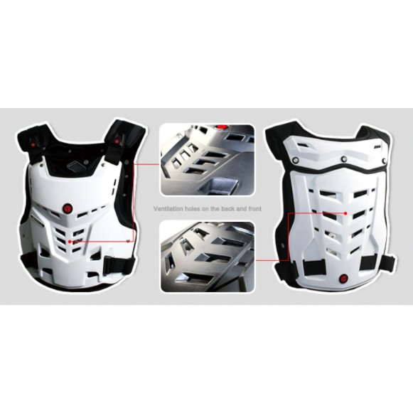 ÁO GIÁP BẢO HỘ KHÔNG TAY SCOYCO ĐI PHƯỢT CÀO CÀO-AM05-BLACK / WHITE MOTOROSS, ENDURO, OFFROAD, ADV