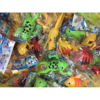 Thú bơi lên cót thả bể bơi cho bé (10 con)