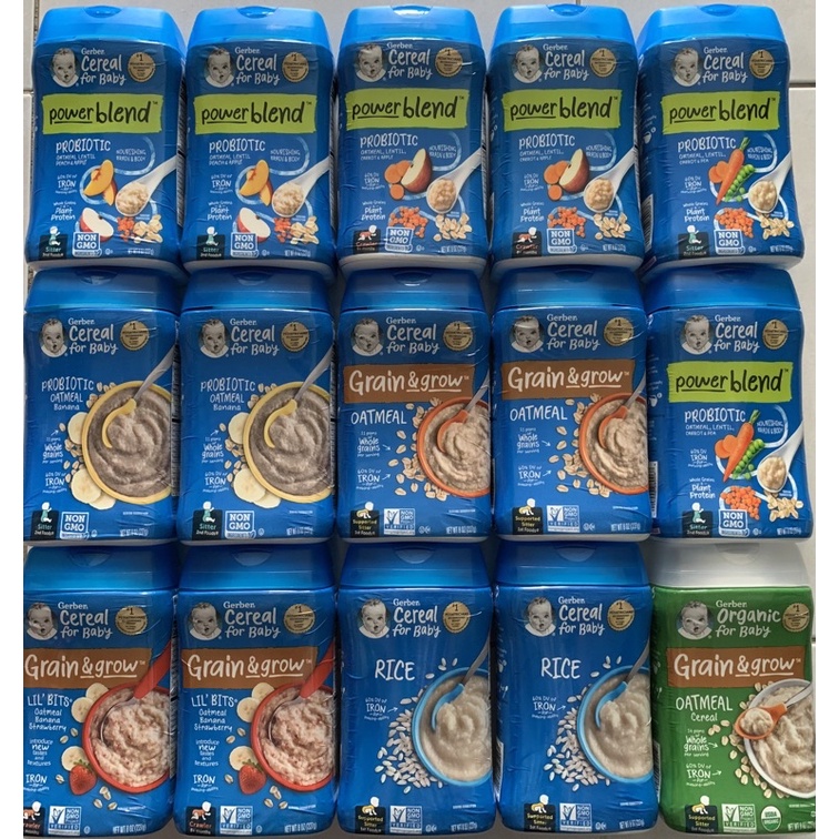 Bột ăn dặm Gerber nội địa Mỹ - 227g