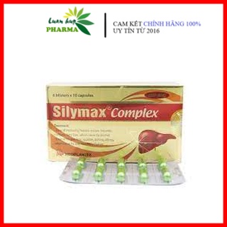 SILYMAX COMPLEX chính hãng - Giúp hạ men gan, viêm gan, xơ gan, gan nhiễm mỡ, suy giảm chức năng gan...