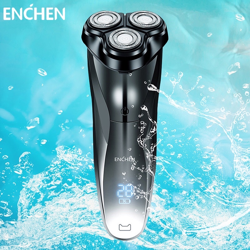 (*)GIAO HỎA TỐC MÁY CẠO RÂU Xiaomi Enchen BlackStone thế hệ 3 Electric Shaver 3D