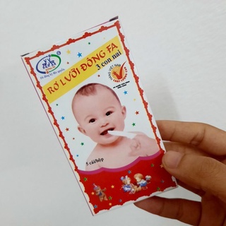 Gạc rơ lưỡi cho bé sơ sinh Đông pha hộp 5 cái