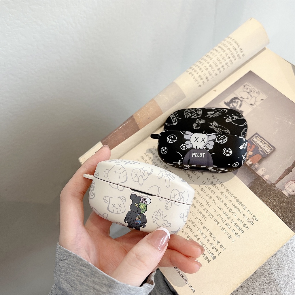 Vỏ Bảo Vệ Hộp Sạc Tai Nghe Bluetooth Không Dây Sony WF-1000XM4 Bằng PC Cứng Mặt Nhám Hình Phi Hành Gia/Thỏ Dễ Thương