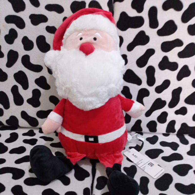 Ông Già Noel Nhồi Bông 35cm Ngộ Nghĩnh Đáng Yêu