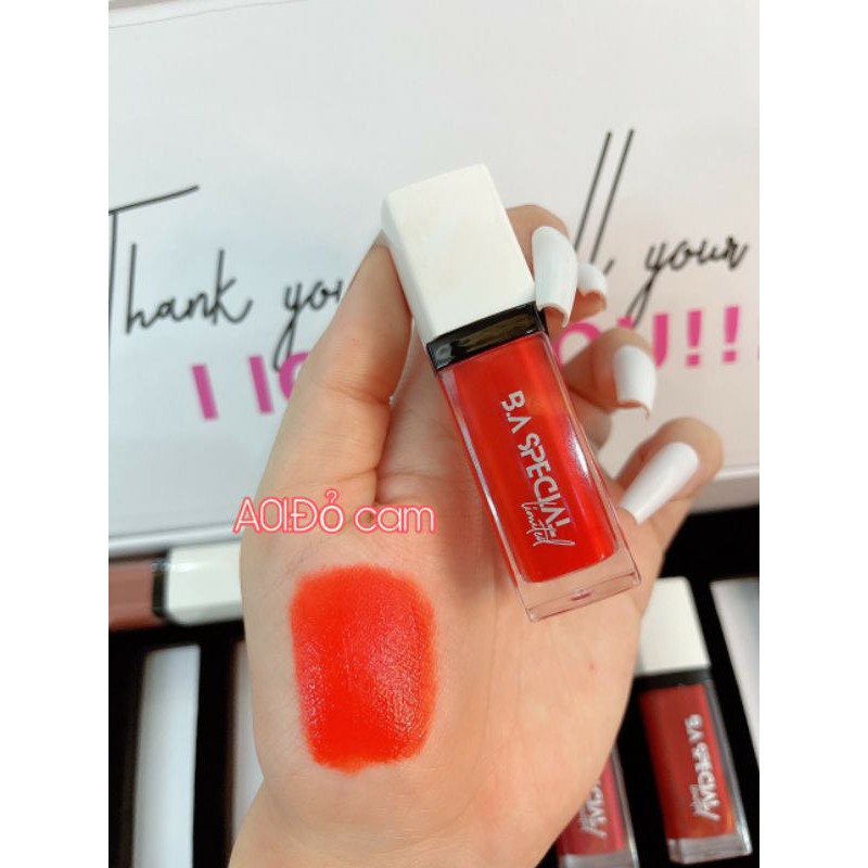 [A01. Đỏ Cam] Son Kem Lì B.A Special Limited Siêu Lì Hot Trend 2021 | BigBuy360 - bigbuy360.vn