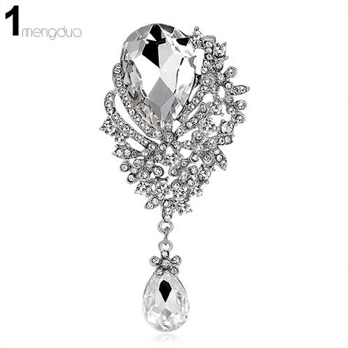 Ghim Cài Áo Hình Hoa Đính Đá Nhân Tạo Thời Trang Cho Nữ