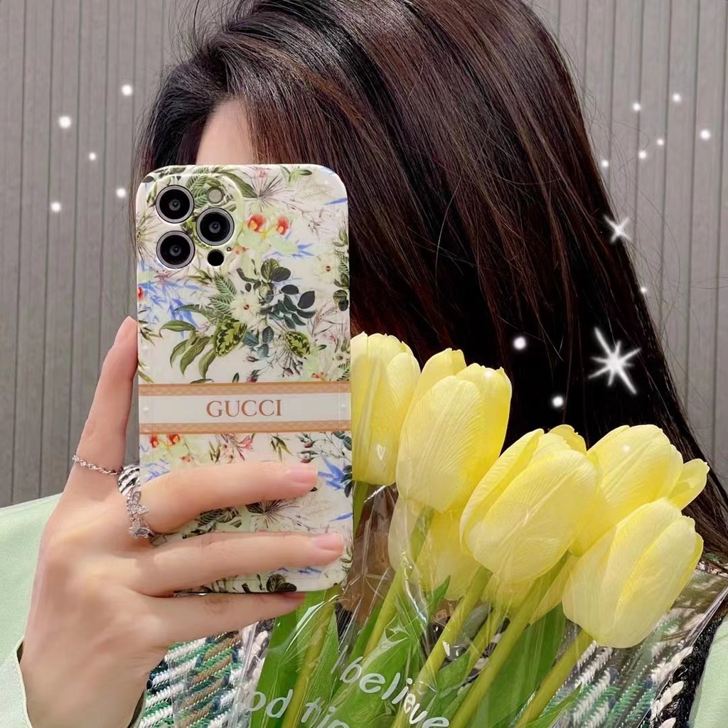 Ốp Điện Thoại In Logo GUCCI Sang Trọng Cho iphone 14 Pro Max 13 Pro Max 13 13pro 11ProMax 11 X Xs XR Xsmax 7plus 8plus 12Pro 12 Pro Max