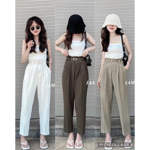 Quần baggy tây form chuẩn xịn đẹp (Ảnh thật/Video)