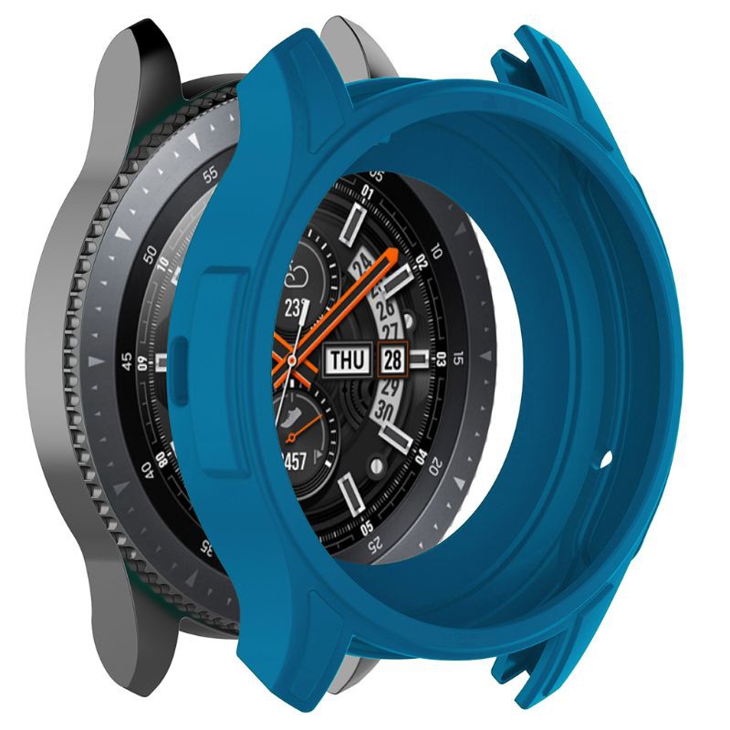 Silicone Khung Silicon Mềm Bảo Vệ Đồng Hồ Samsung Galaxy Watch 46mm Gear S3 Frontier