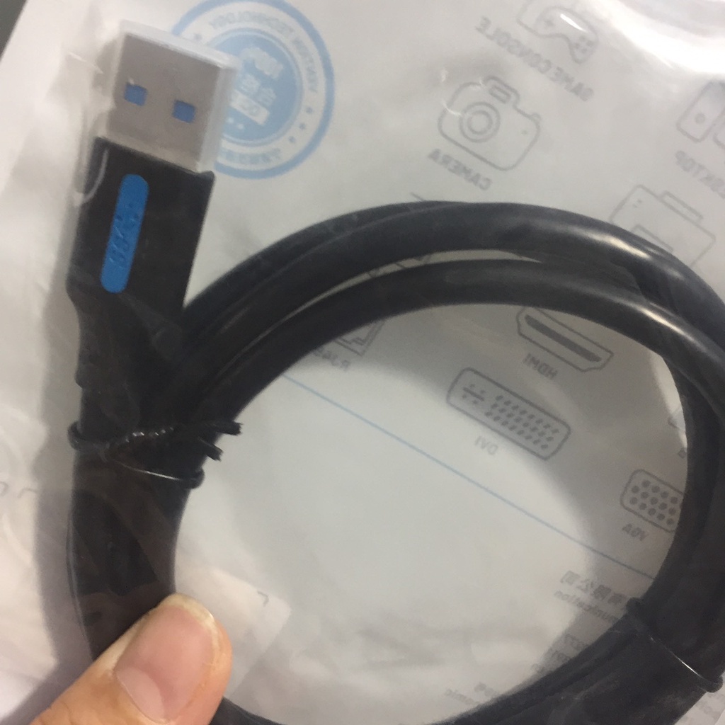Cáp nối dài USB 3.0 dây nhựa tròn to bền Vention CBHB