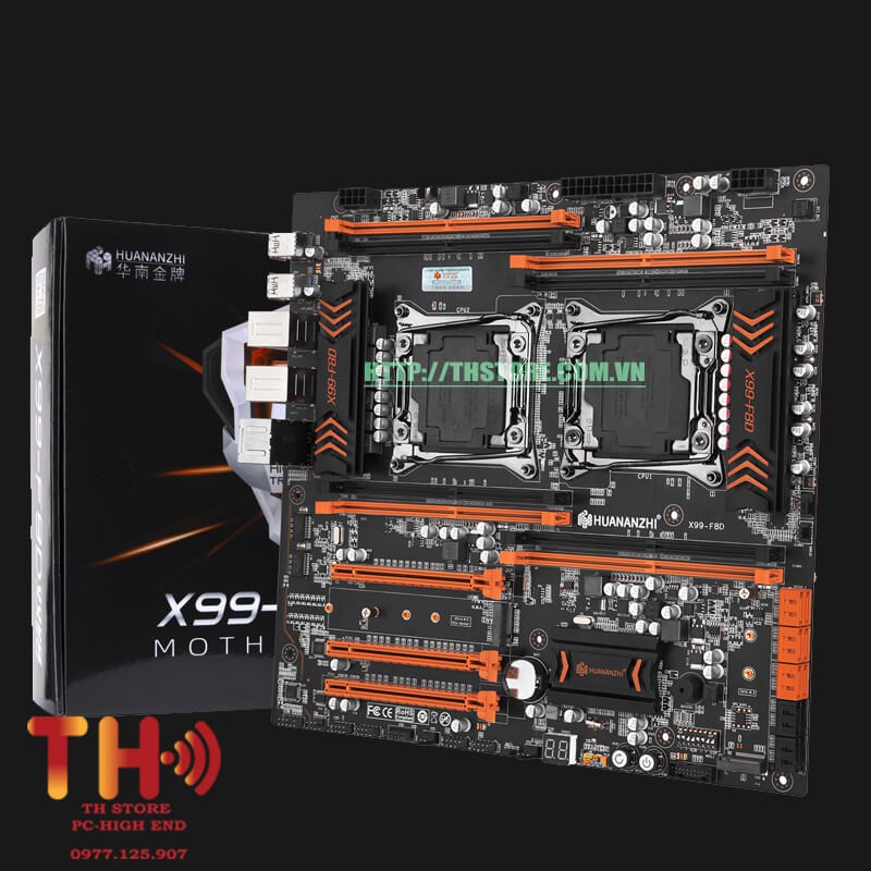 Combo Main kèm CPU Huananzhi X99 T8D / X99 F8D CPU 2678v3 New bảo hành 1 đổi 1