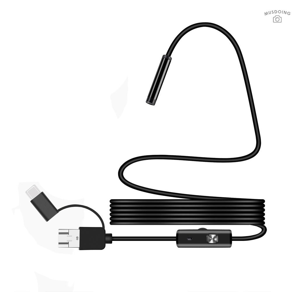 Camera Mini Không Dây Chống Nước 3 Trong 1 Cổng Usb 7mm