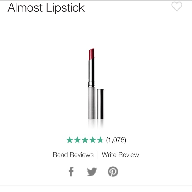 Son Clinique Almost Lipstick Tone Black Honey