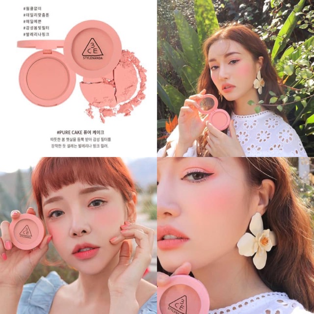 Bộ sưu tập má 3CE MOOD BLOSSOM 2019( Hàng Chính Hãng)