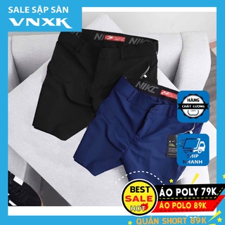 Quần short golf thể thao nam, chất vải dù xuất dư cao cấp