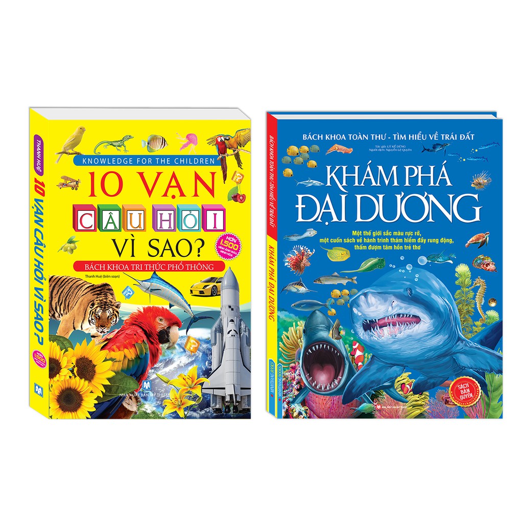 Sách - Combo 10 vạn câu hỏi vì sao? + Bách khoa toàn thư-Tìm hiểu về trái đất Khám phá đại dương